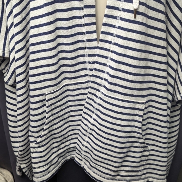 Aerie Terry Cloth Open Front Hoodie Sz M/L - Picture 4 of 12